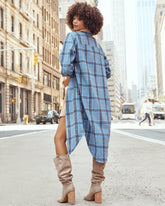 Jordyn Pocketed Button Down Flannel Jacket - FINAL SALE Ins Street